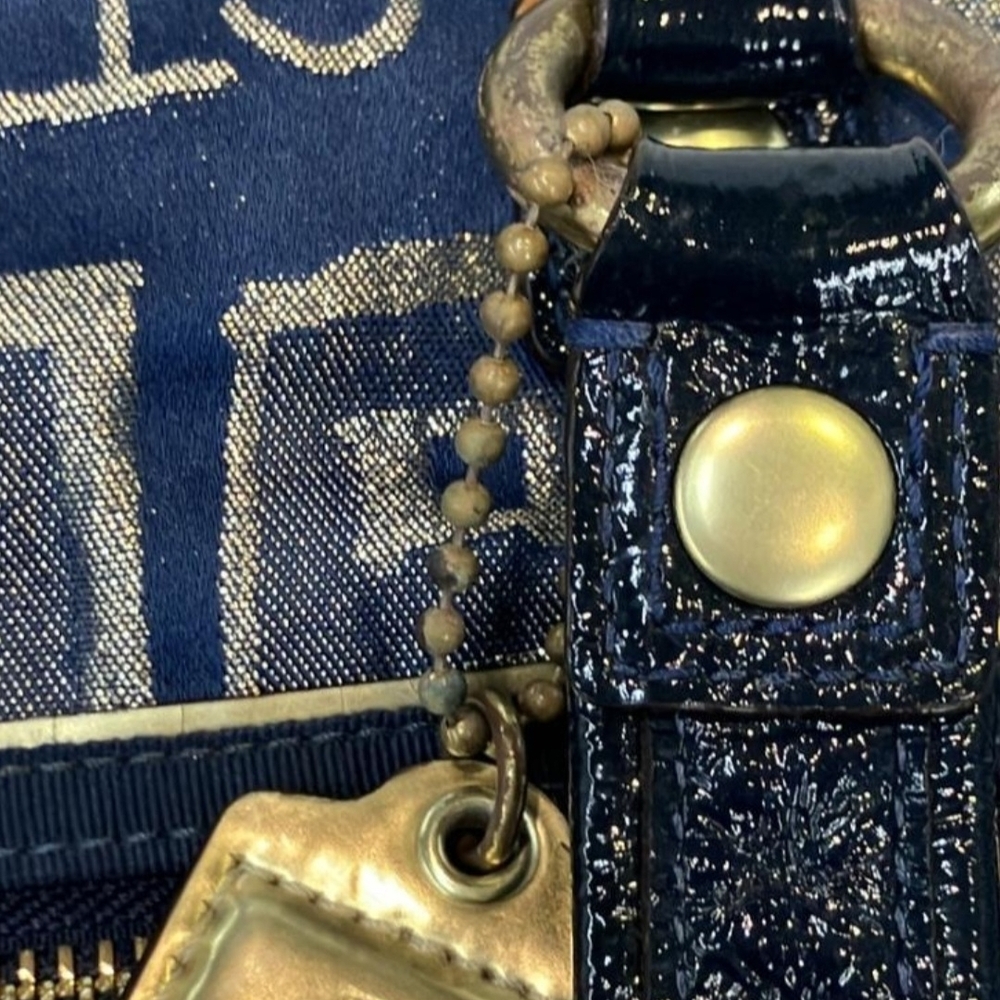 Coach Poppy Graffiti Glam Tote Bag - Picture 13 of 16